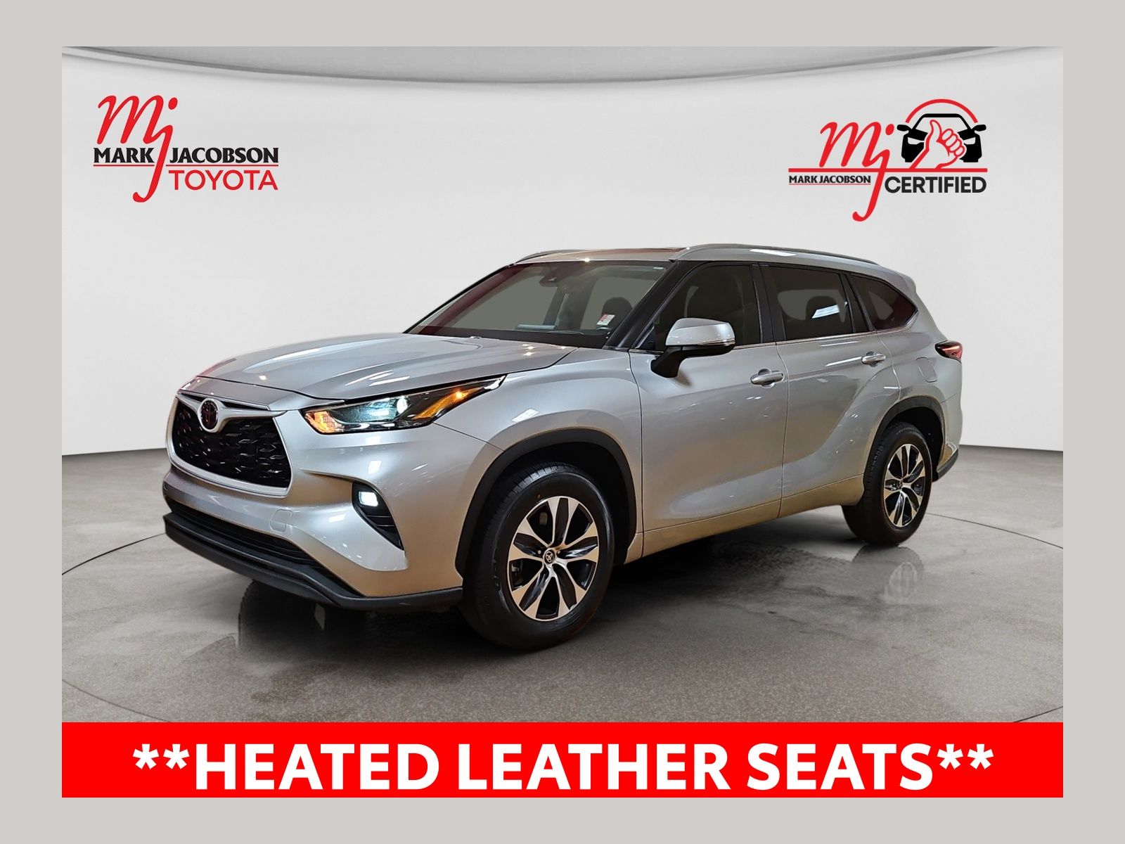 Celestial Silver Metallic 2024 Toyota Highlander SUV / Crossover Front-Wheel Drive 8-Speed Automatic