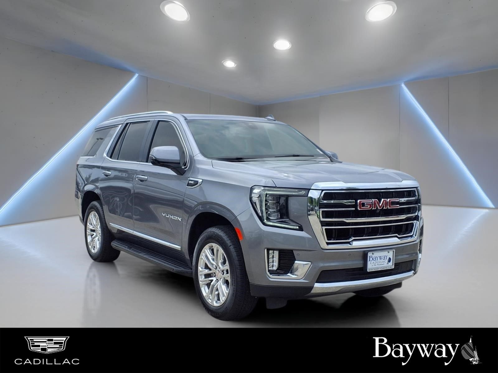 2022 GMC Yukon SLT Gray at Bayway Cadillac of The Woodlands