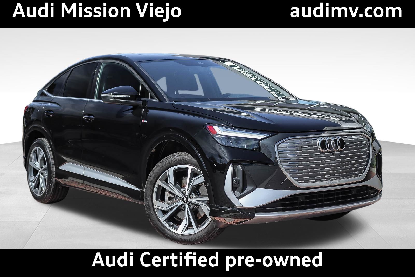 Mythos Black Metallic 2023 Audi Q4 e-tron Sportback Sedan All-Wheel Drive Automatic
