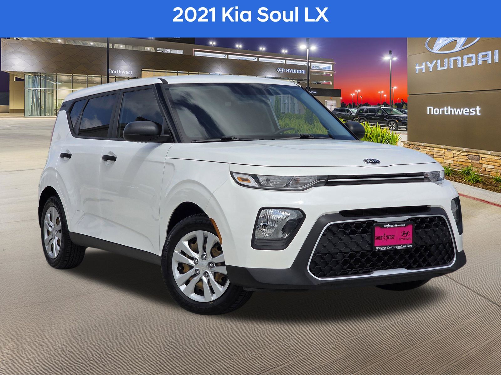 Snow White Pearl 2021 Kia Soul LX FWD SUV / Crossover Front-Wheel Drive 6-Speed Manual