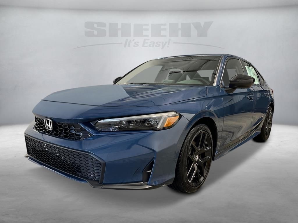 Blue Lagoon Pearl 2026 Honda Civic Hybrid Sport Sedan FWD Sedan Front-Wheel Drive Continuously Variable Transmission