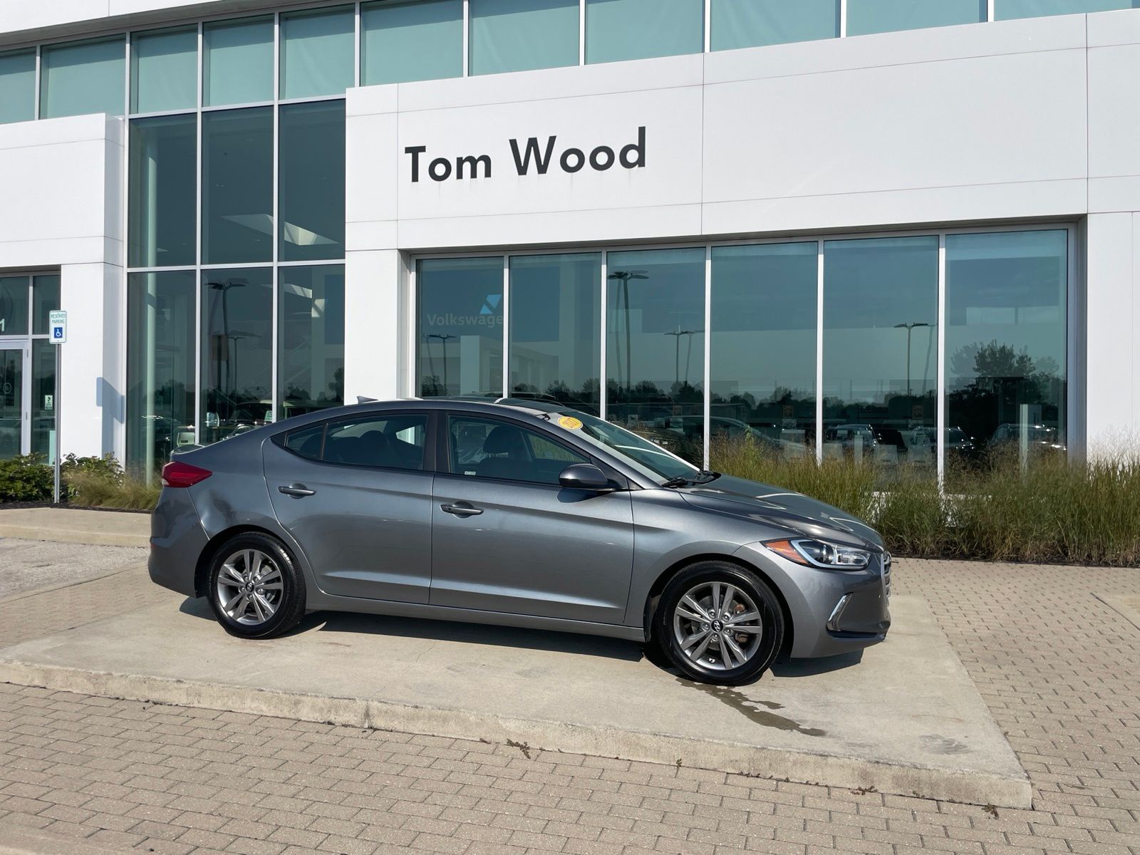 Galactic Gray 2017 Hyundai Elantra Sedan Front-Wheel Drive 6-Speed Automatic