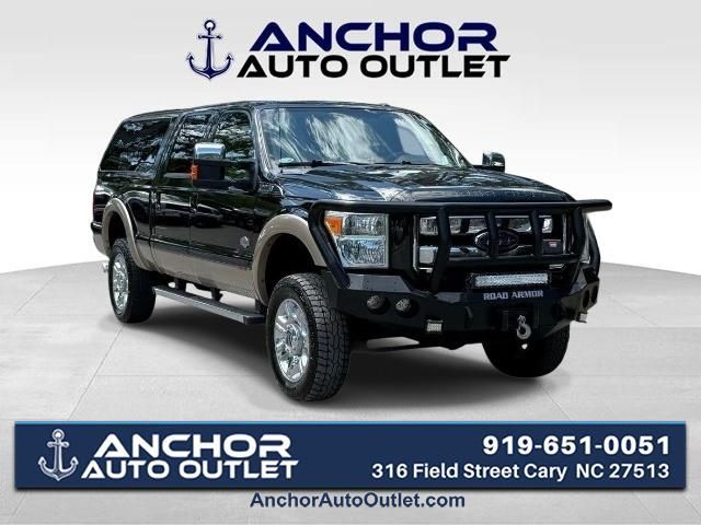 Tuxedo Black 2012 Ford F-250 Super Duty King Ranch Crew Cab 4WD Pickup Truck Four-Wheel Drive 6-Speed Automatic Overdrive