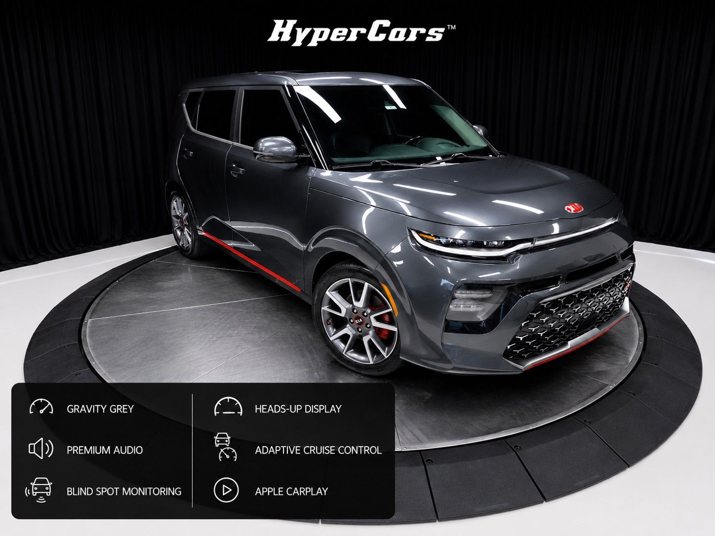 Gravity Gray 2020 Kia Soul GT-Line FWD SUV / Crossover Front-Wheel Drive 7-Speed Automatic