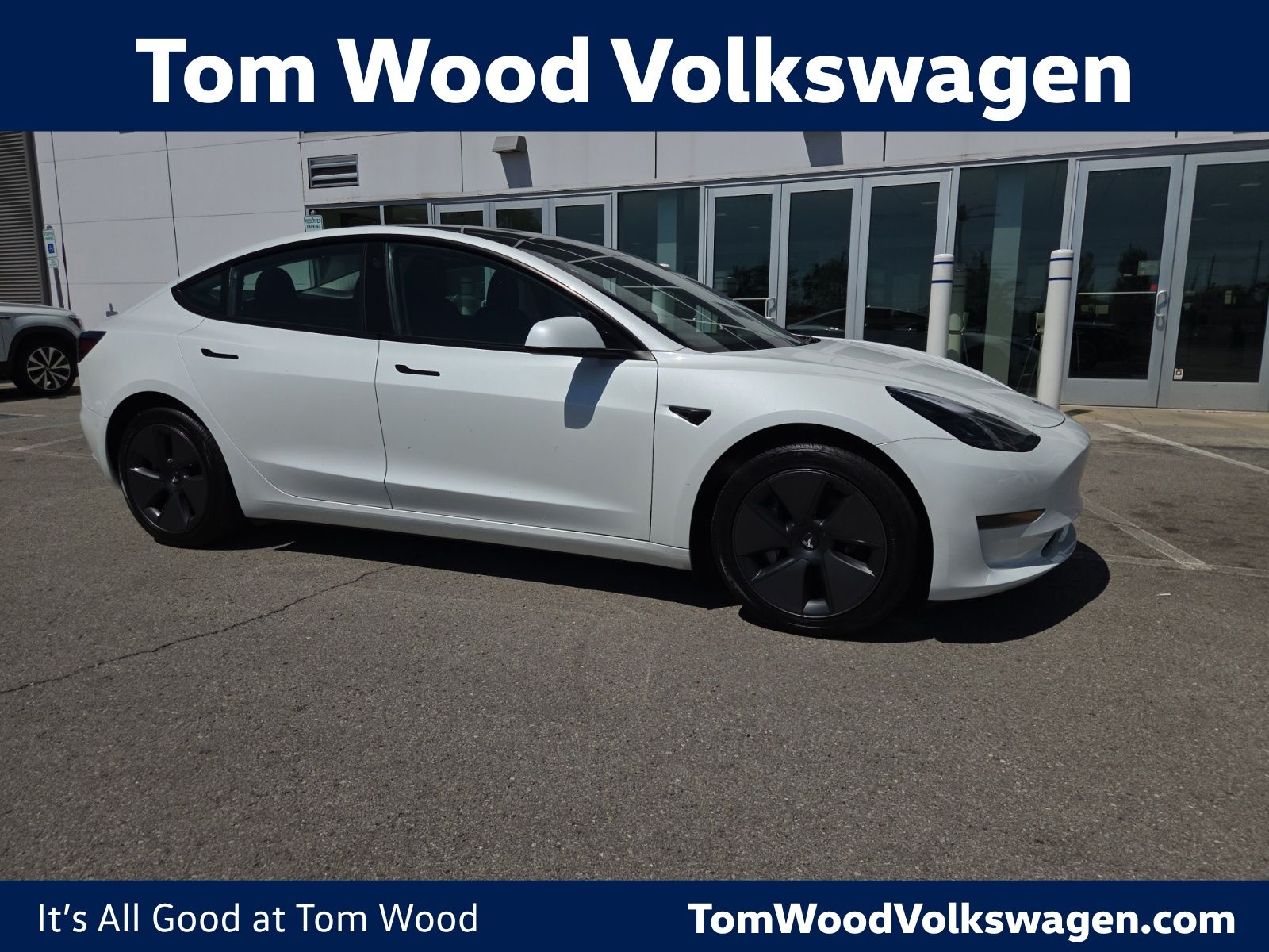 used 2023 Tesla Model 3 car, priced at $30,750