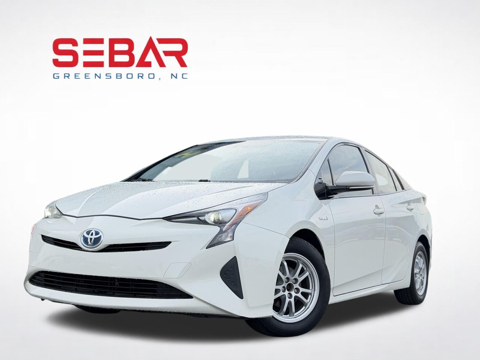 White 2016 Toyota Prius Hatchback Front-Wheel Drive Continuously Variable Transmission