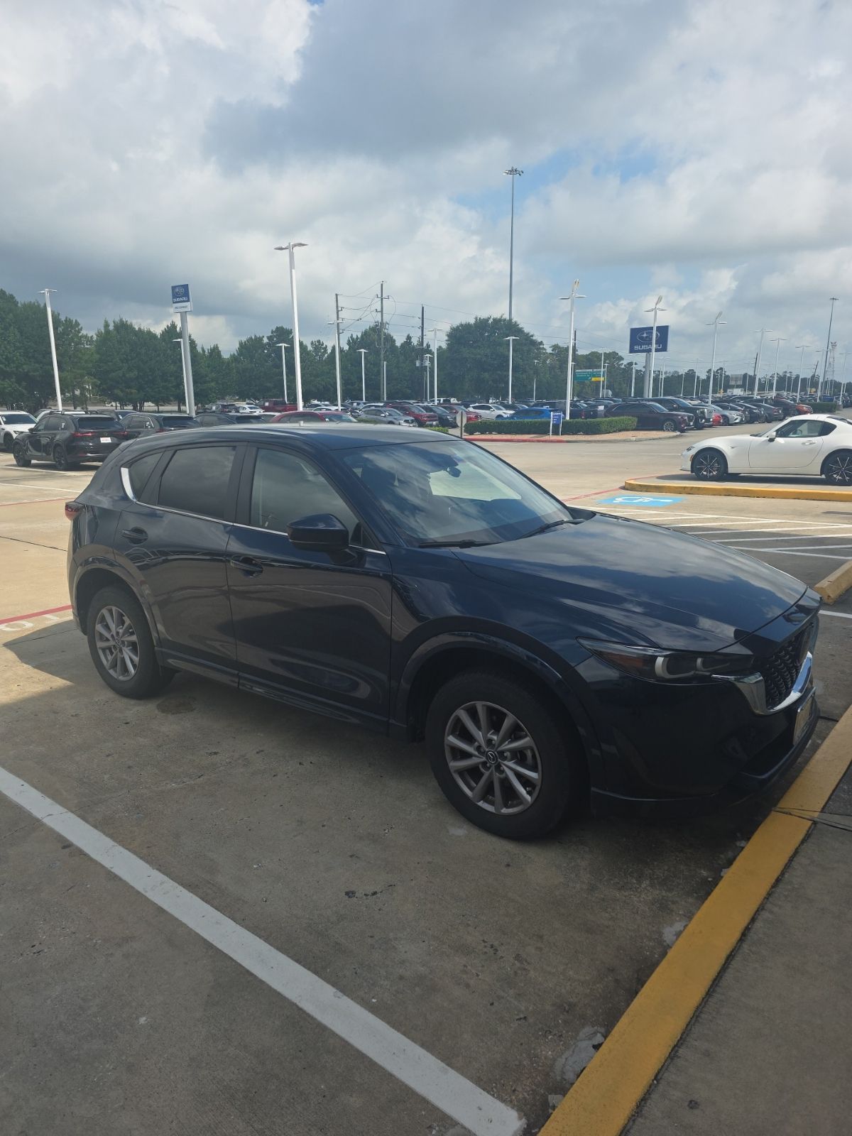 Deep Crystal Blue Mica 2024 Mazda CX-5 2.5 S Select AWD SUV / Crossover All-Wheel Drive 6-Speed Automatic