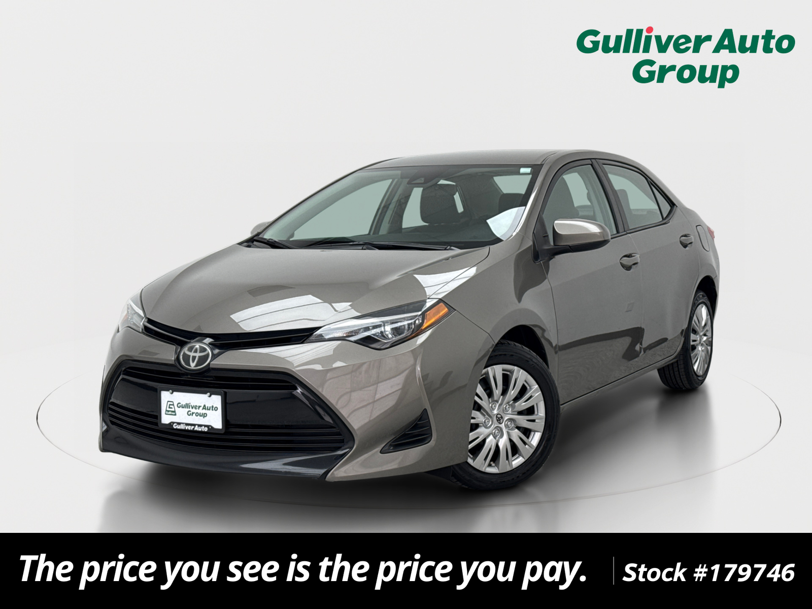 Blue Crush Metallic 2019 Toyota Corolla LE Sedan Front-Wheel Drive Continuously Variable Transmission