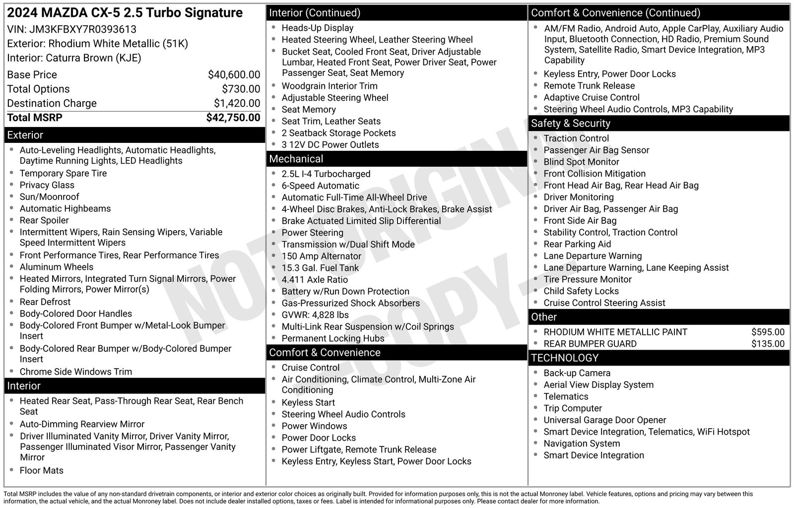 Used Car 2024 Mazda Cx-5  2.5 Turbo Signature For Sale Under $35,000 In Austin, Texas