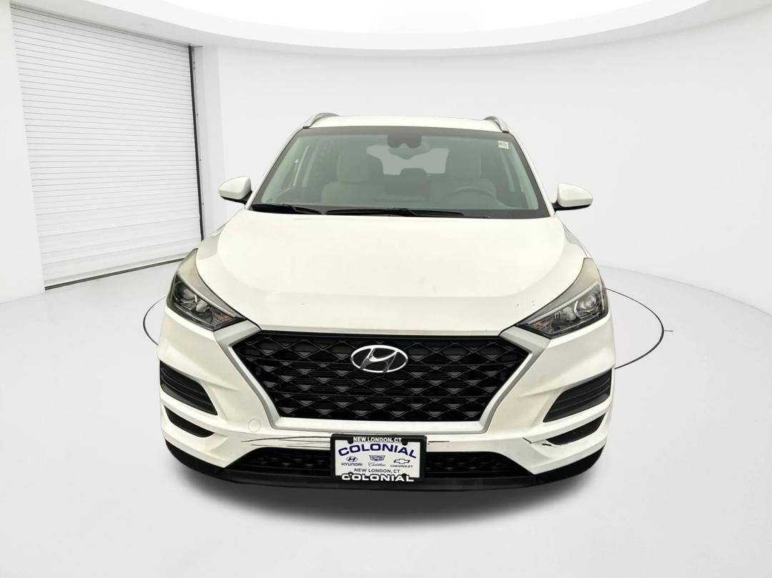 White Pearl 2019 Hyundai Tucson SUV / Crossover All-Wheel Drive 6-Speed Automatic