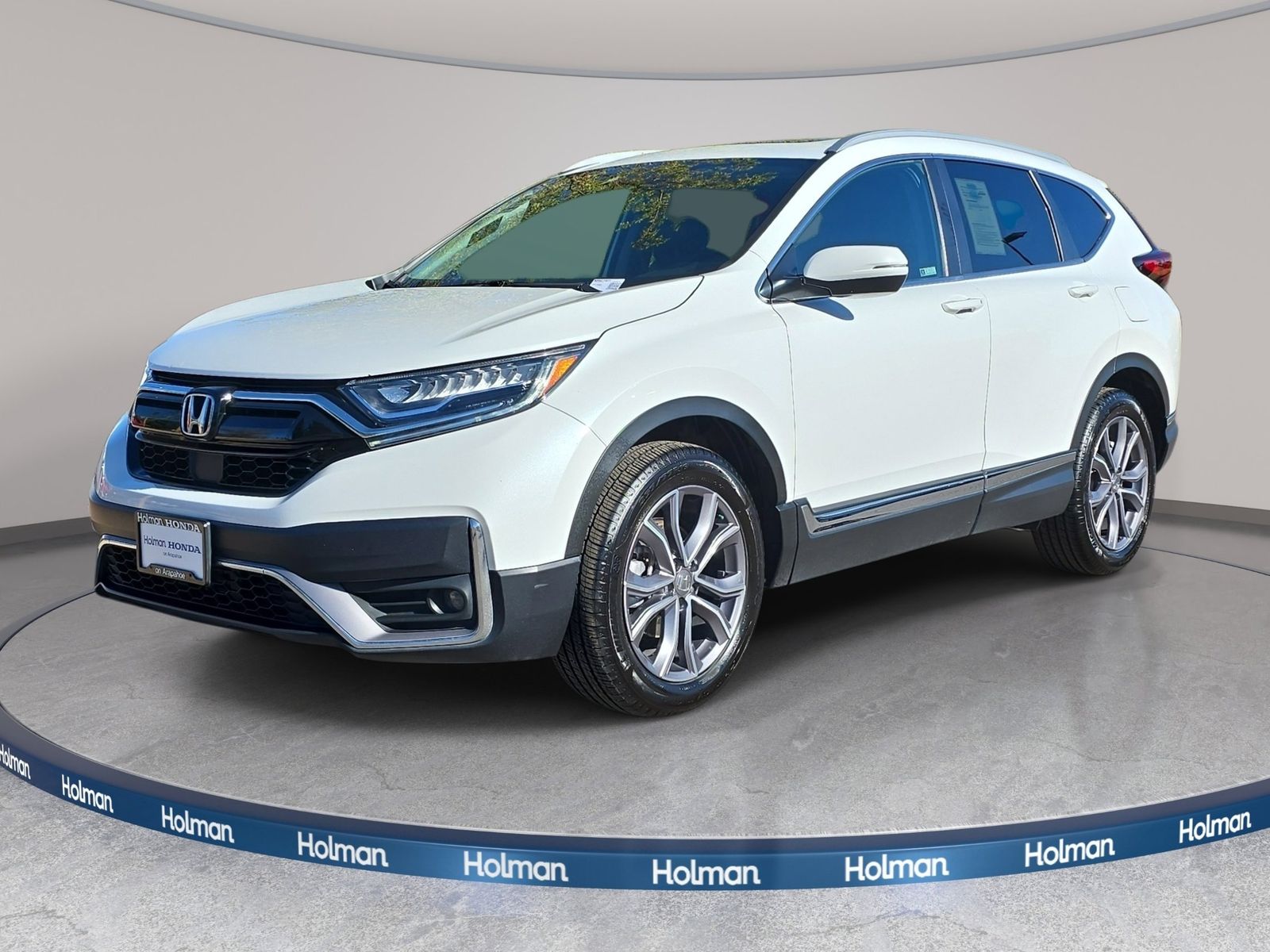 Platinum White Pearl 2022 Honda CR-V Touring AWD SUV / Crossover All-Wheel Drive Continuously Variable Transmission