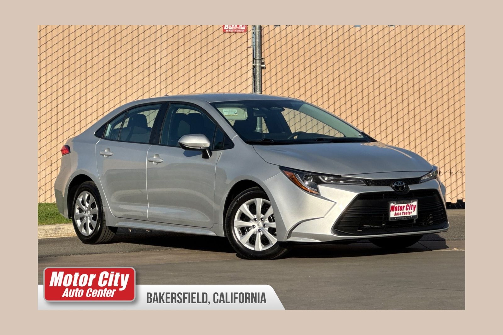 Classic Silver Metallic 2026 Toyota Corolla Sedan Front-Wheel Drive Continuously Variable Transmission