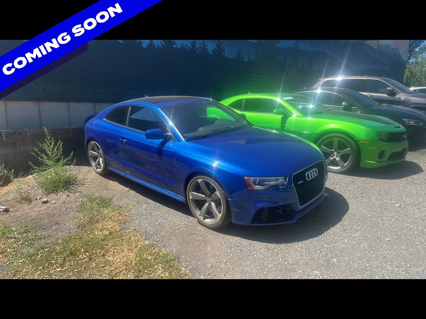 Blue 2013 Audi RS 5 Coupe 7-Speed Automatic