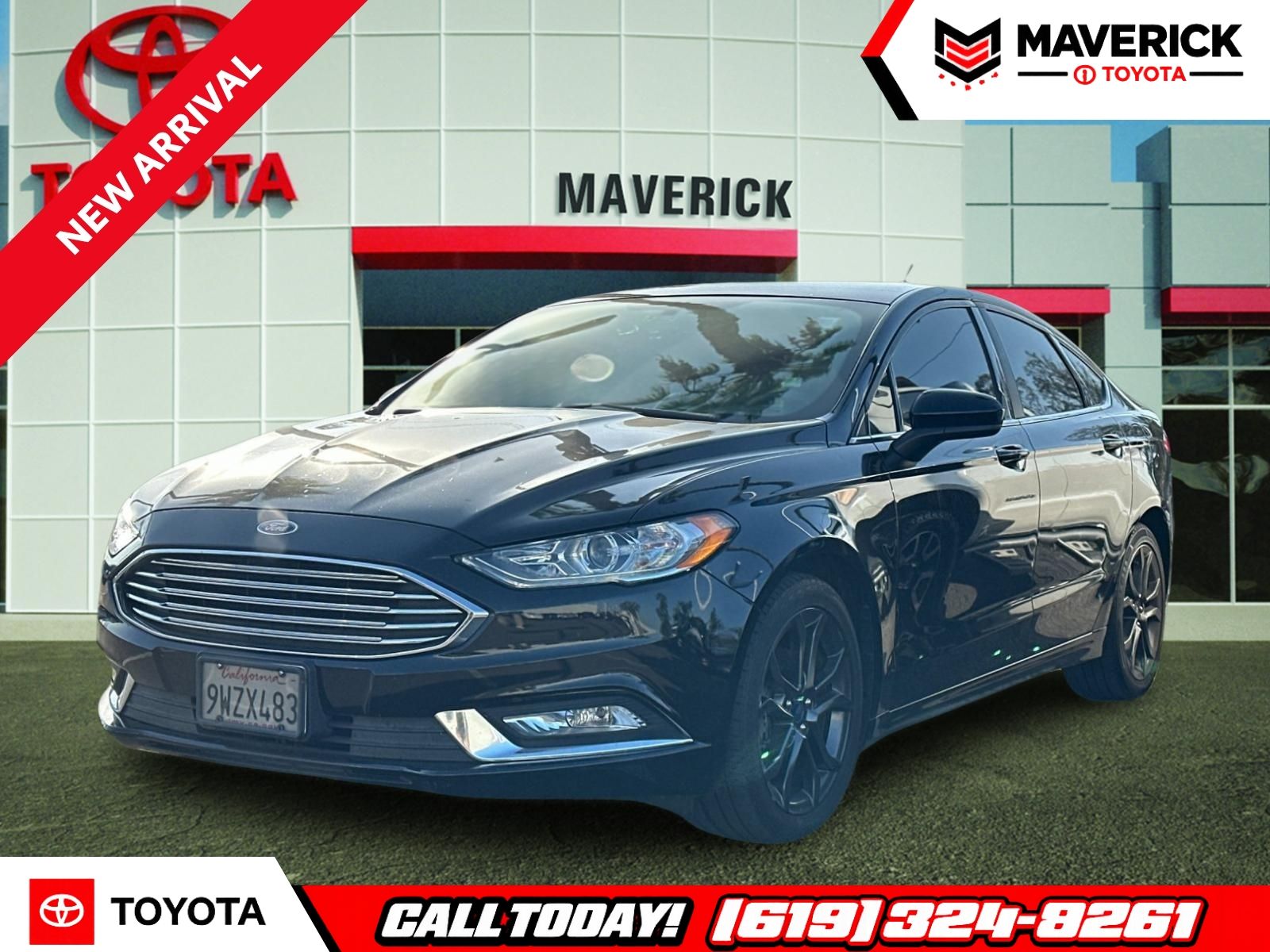 Shadow Black 2018 Ford Fusion Sedan Front-Wheel Drive 6-Speed Automatic