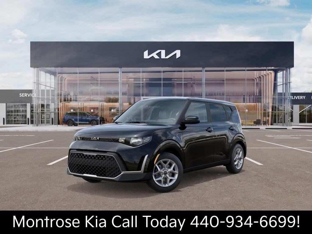 Black 2025 Kia Soul LX FWD SUV / Crossover Front-Wheel Drive Continuously Variable Transmission