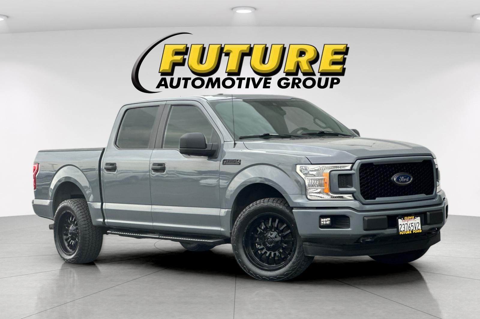 Gray Metallic 2019 Ford F-150 Pickup Truck Four-Wheel Drive Automatic
