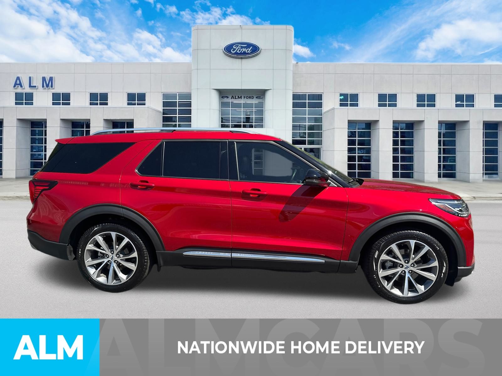 Used 2025 Red Ford Platinum image 4