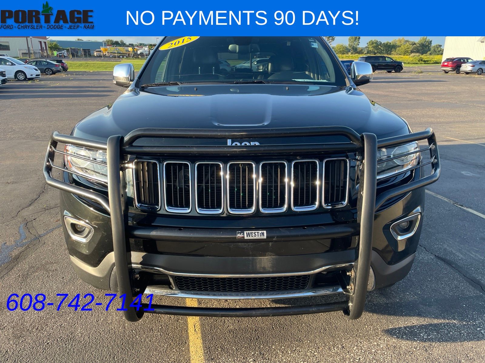 Used 2015 Jeep Grand Cherokee Limited with VIN 1C4RJFBG3FC912808 for sale in Portage, WI