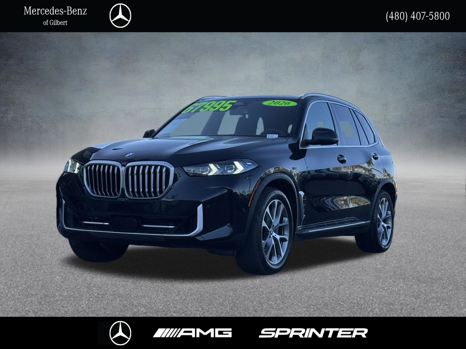 Black Sapphire Metallic 2026 BMW X5 SUV / Crossover All-Wheel Drive 8-Speed Automatic