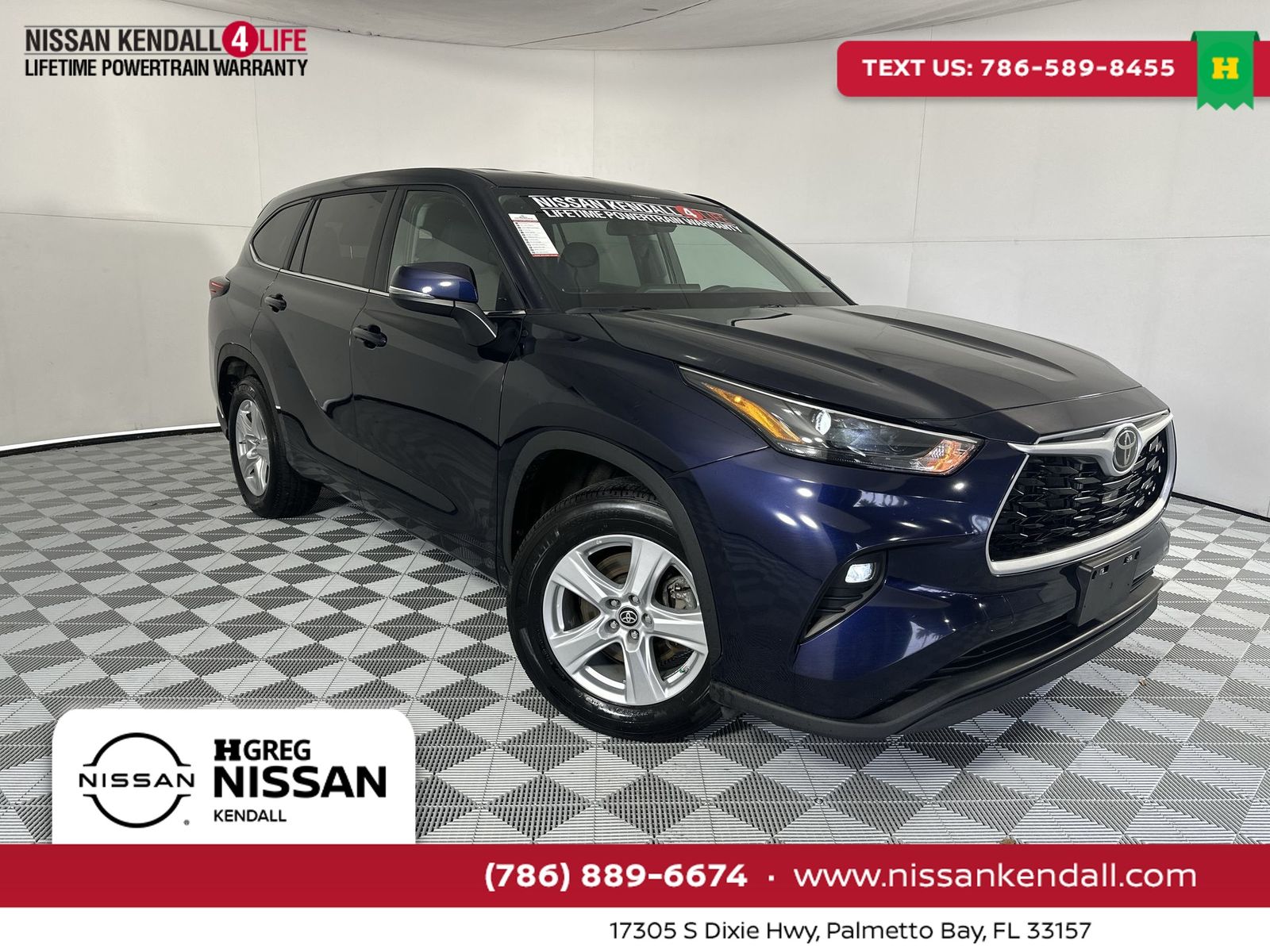 Blueprint 2025 Toyota Highlander LE FWD SUV / Crossover Front-Wheel Drive 8-Speed Automatic