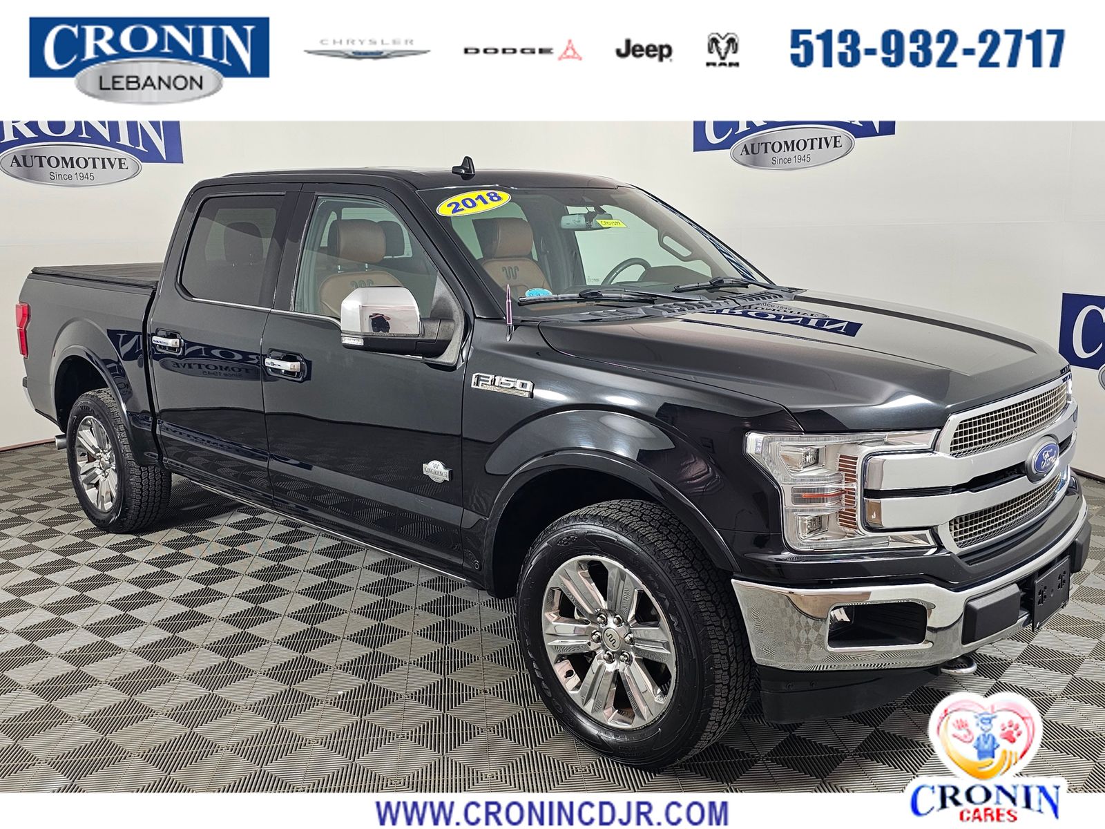 Shadow Black 2018 Ford F-150 Pickup Truck Four-Wheel Drive Automatic