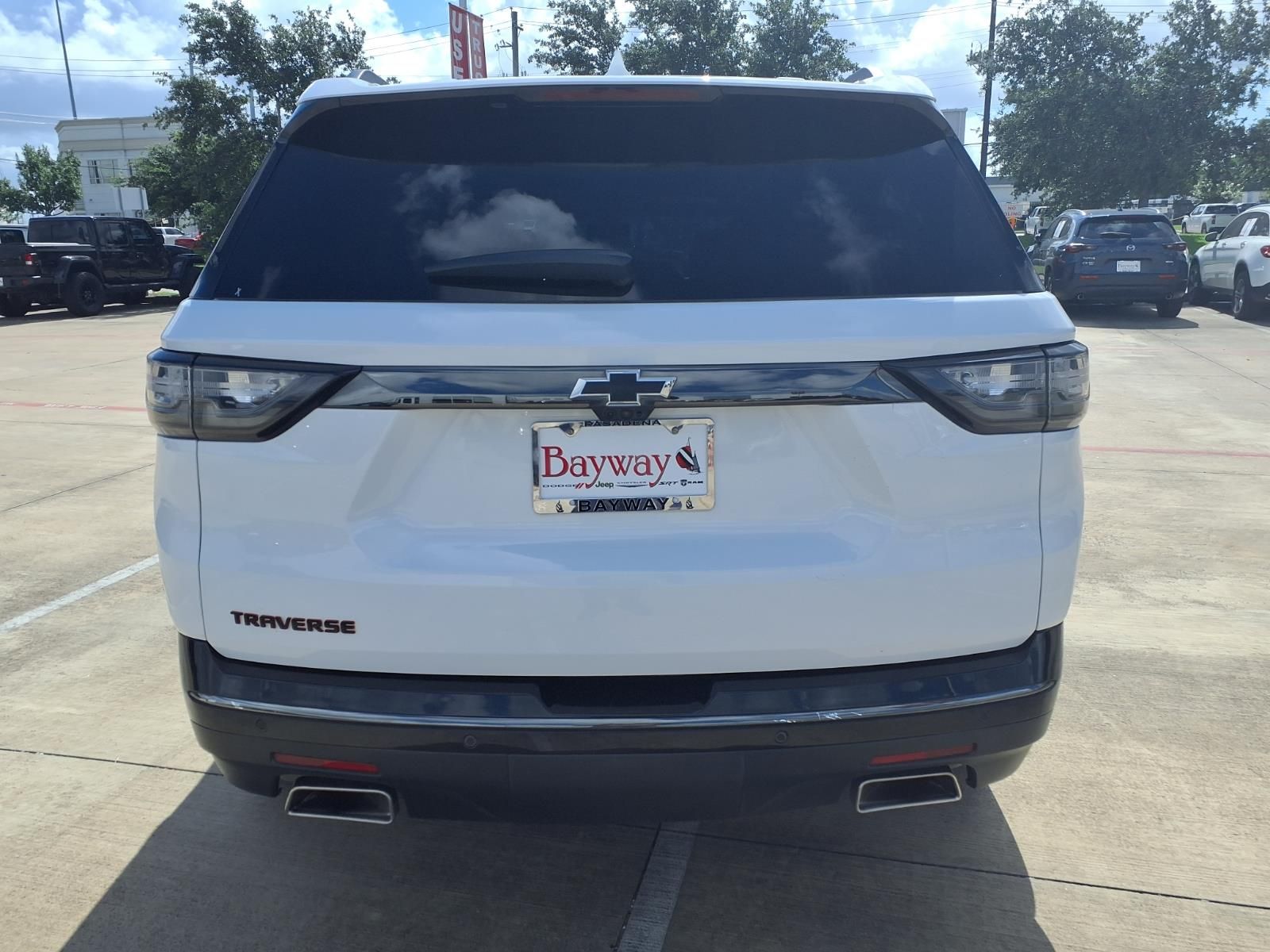 2019 Chevrolet Traverse Premier White at DeMontrond Gulf Freeway