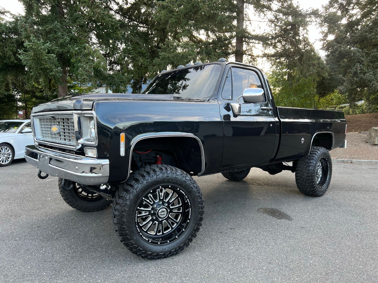 Black 1976 Chevrolet C/K 20 Pickup Truck Automatic
