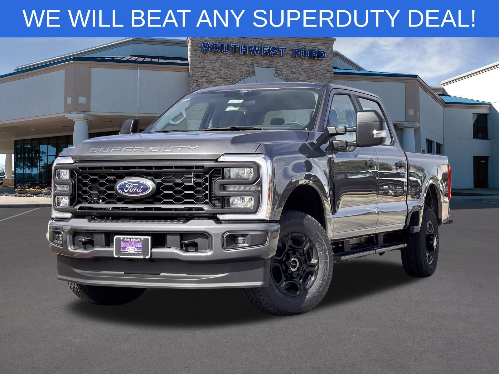 Carbonized Gray Metallic 2026 Ford F-250 Super Duty XL Crew Cab 4WD Pickup Truck Four-Wheel Drive Automatic