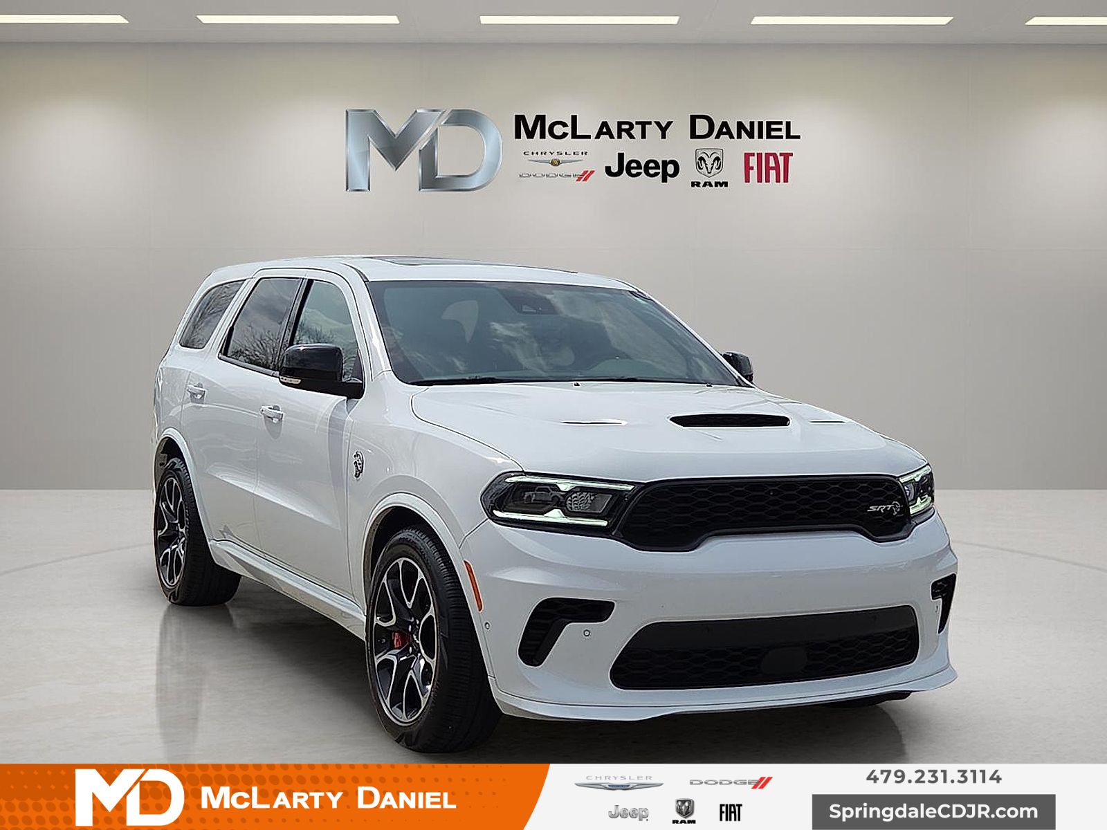 White Knuckle Clearcoat 2025 Dodge Durango SRT Hellcat AWD SUV / Crossover All-Wheel Drive 8-Speed Automatic