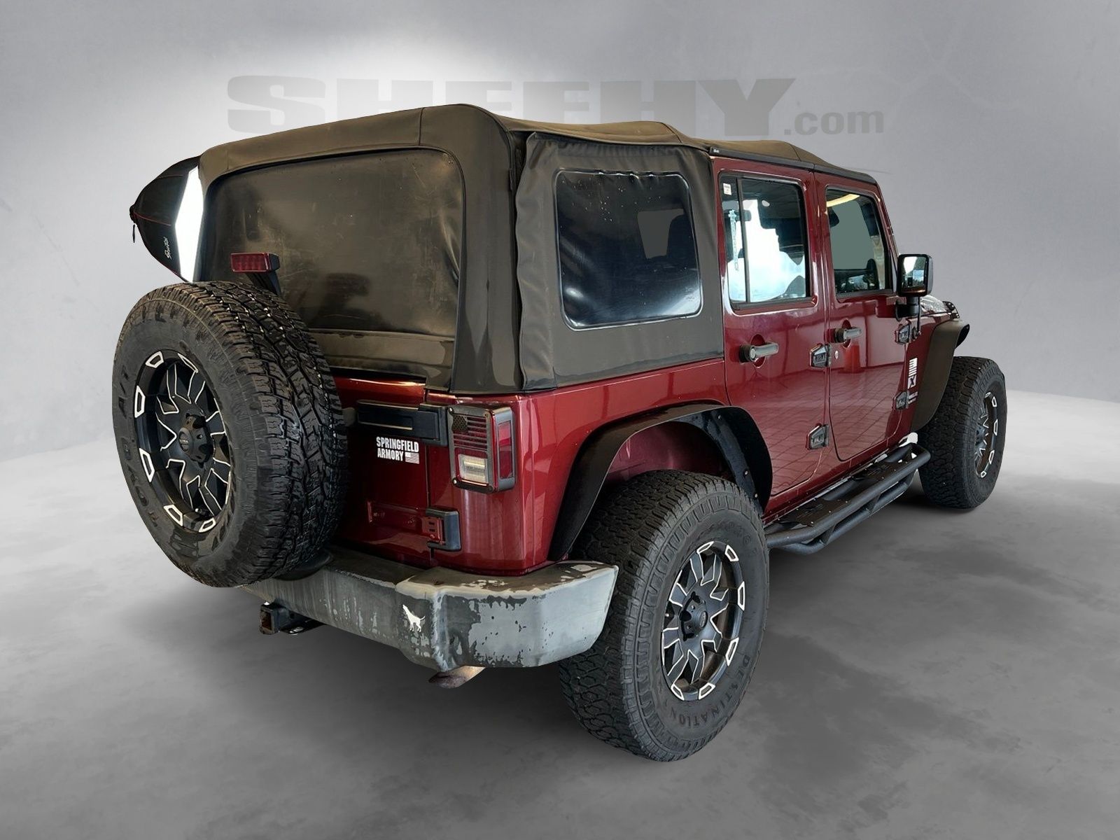 Used 2007 Red Rock Crystal Pearlcoat Jeep Unlimited X image 13