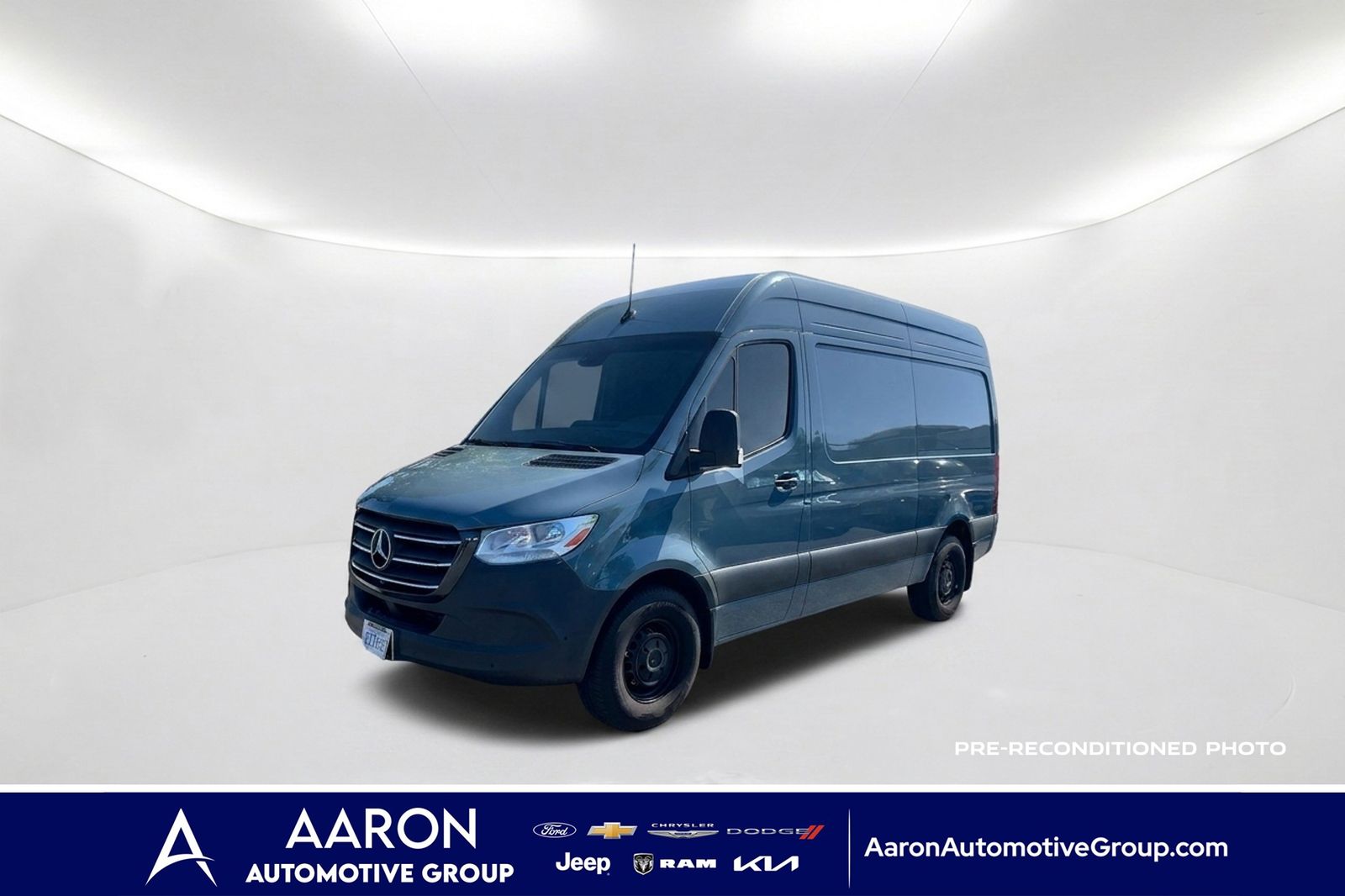 Gray 2024 Mercedes-Benz Sprinter Cargo Van Rear-Wheel Drive 9-Speed Automatic