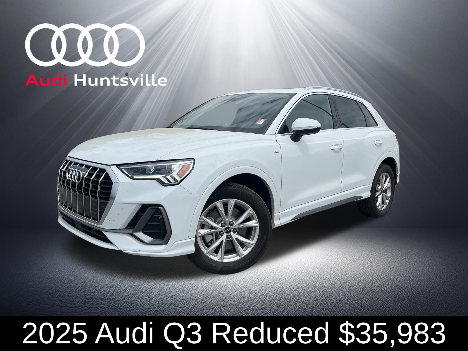 Glacier White Metallic 2025 Audi Q3 quattro Premium S Line 45 TFSI SUV / Crossover All-Wheel Drive 8-Speed Automatic