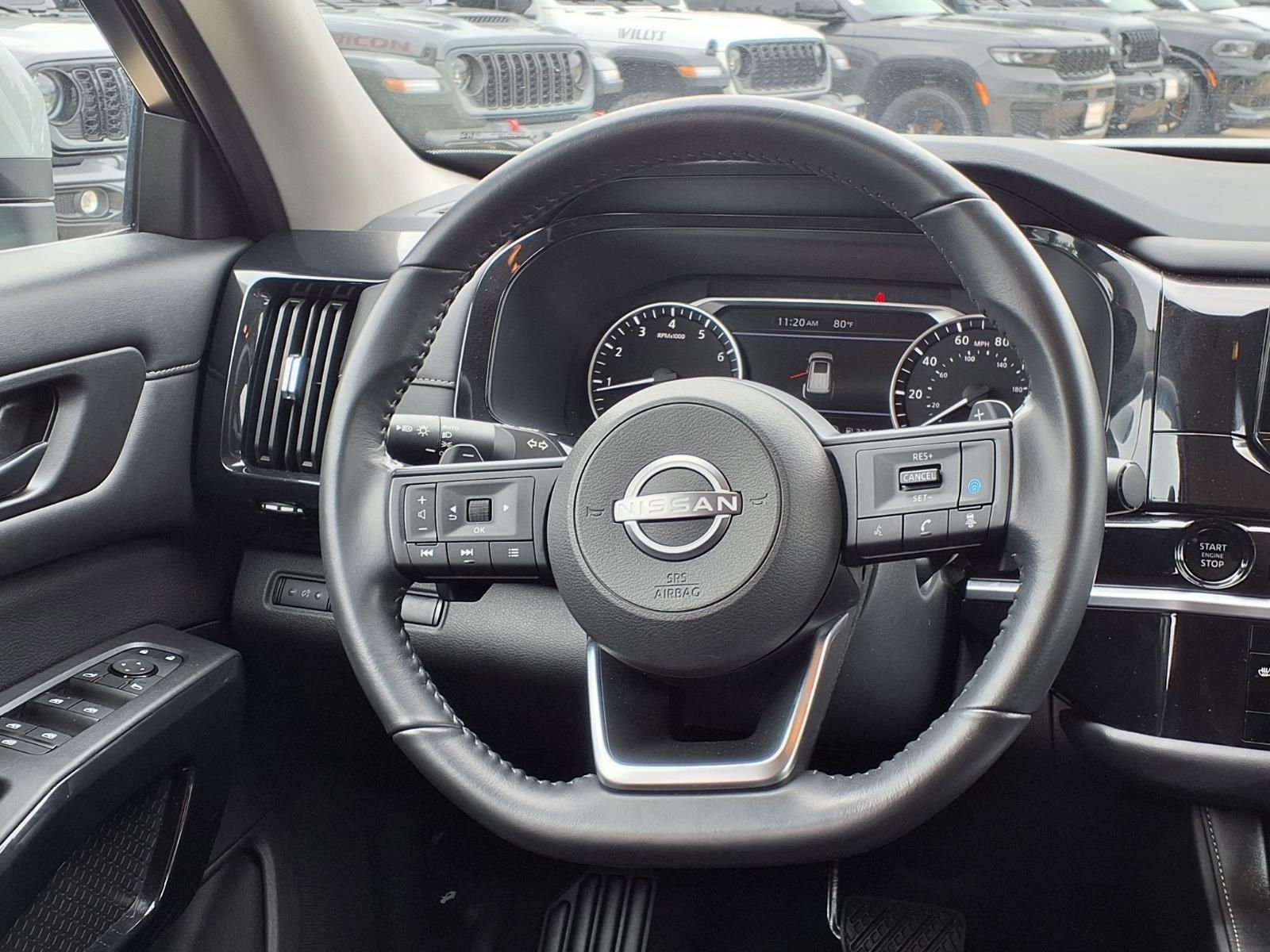 2025 Nissan Pathfinder SV Silver at Bravo Nissan