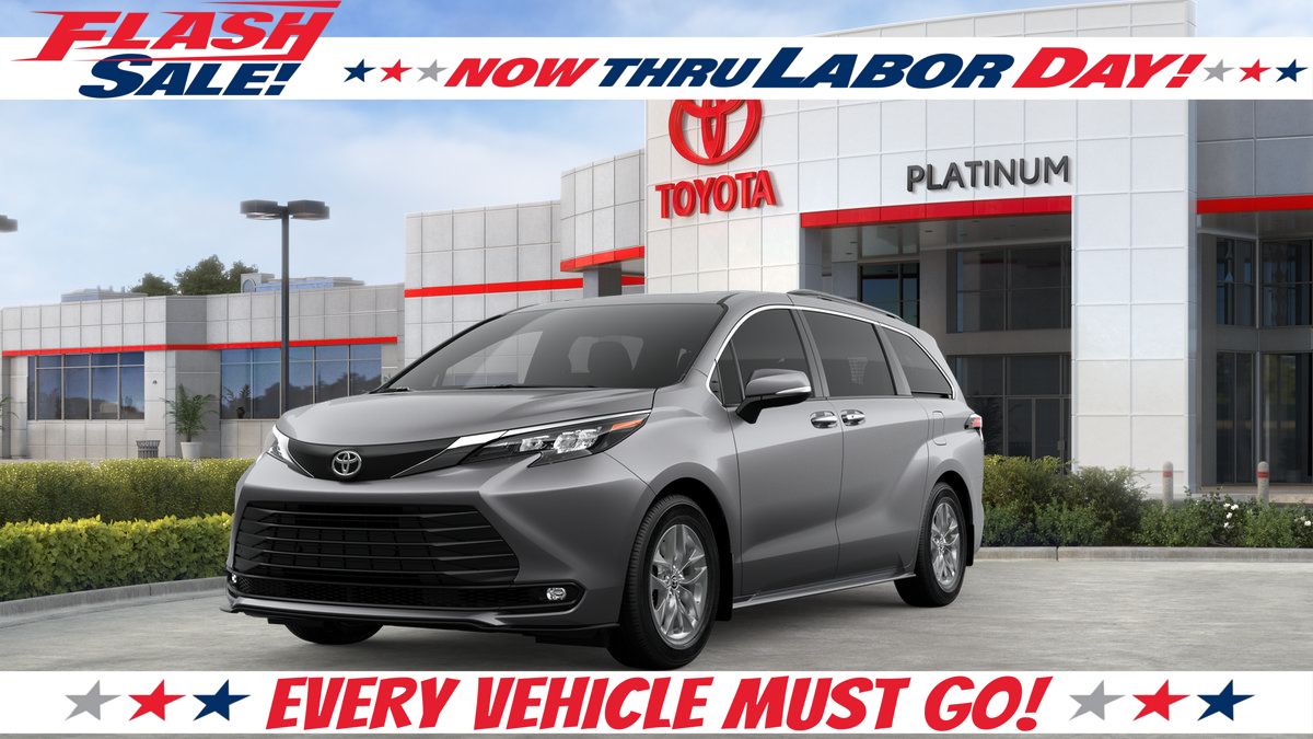 Heavy Metal 2026 Toyota Sienna Minivan Front-Wheel Drive Continuously Variable Transmission