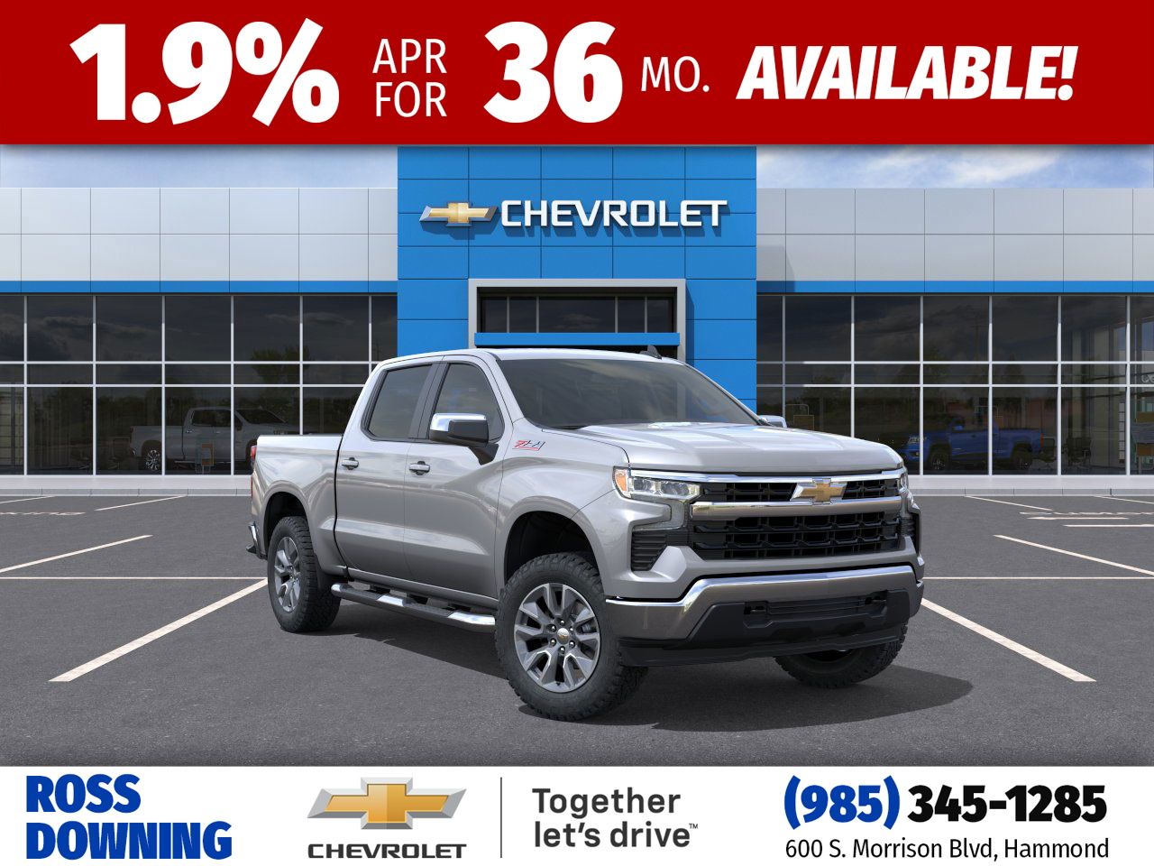 2026 Chevrolet Silverado 1500 LT Crew Cab 4WD