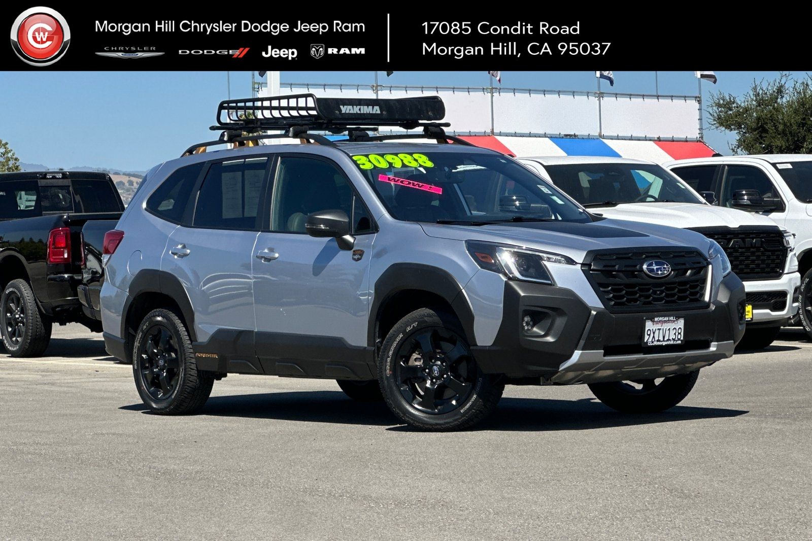 Ice Silver Metallic 2024 Subaru Forester SUV / Crossover All-Wheel Drive Continuously Variable Transmission
