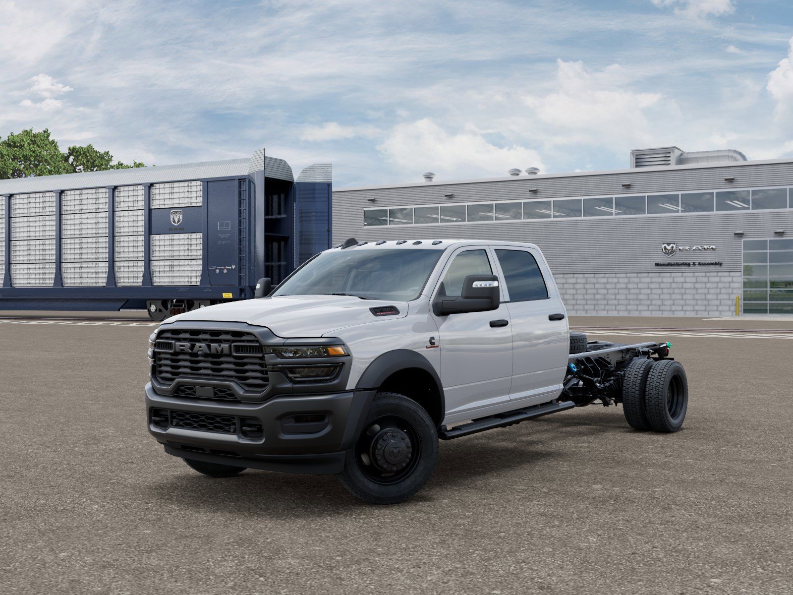 2026 Ram 5500HD Tradesman White at Texan Dodge Chrysler Jeep Ram