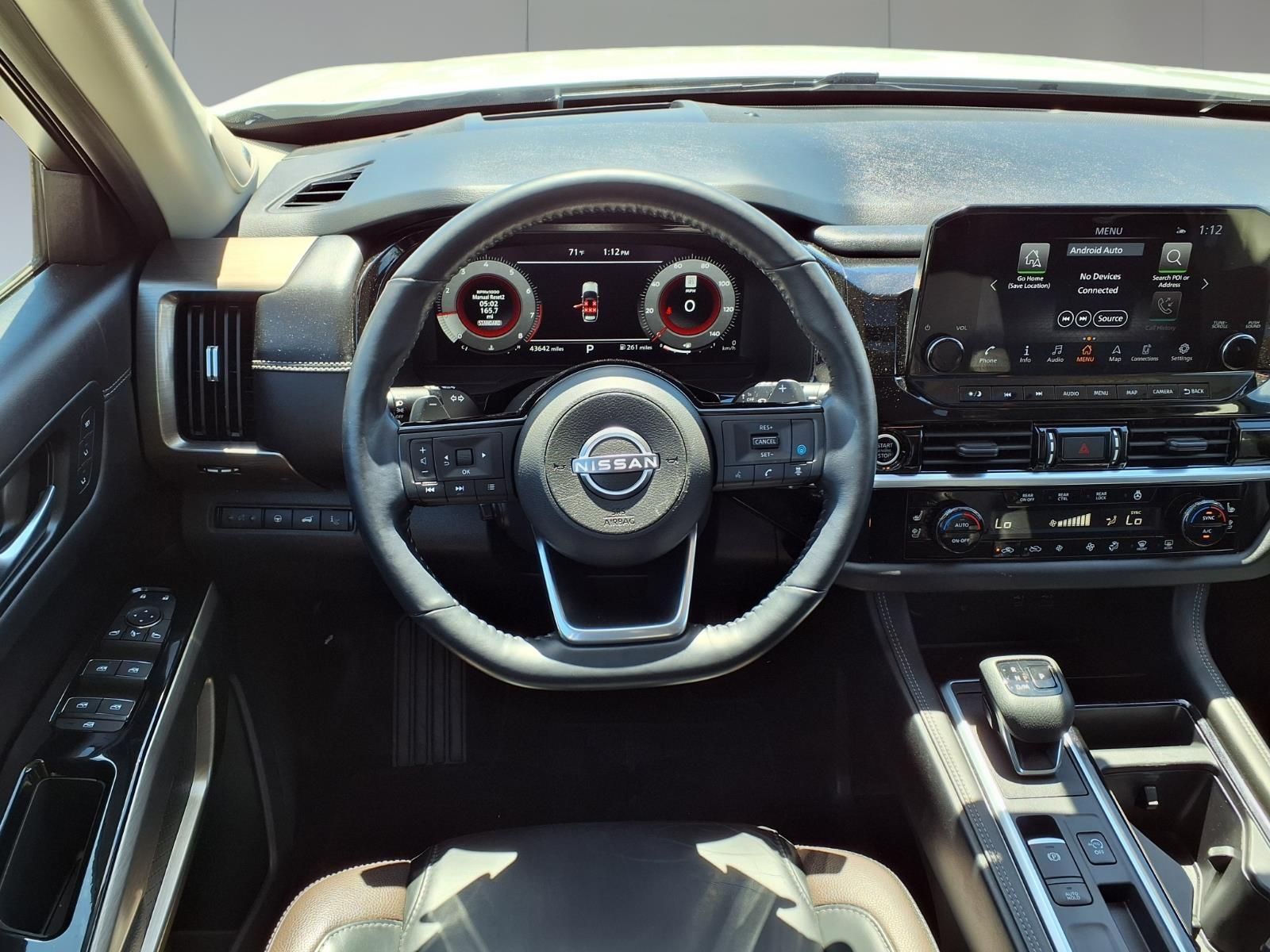 2023 Nissan Pathfinder Platinum White at Central Houston Nissan