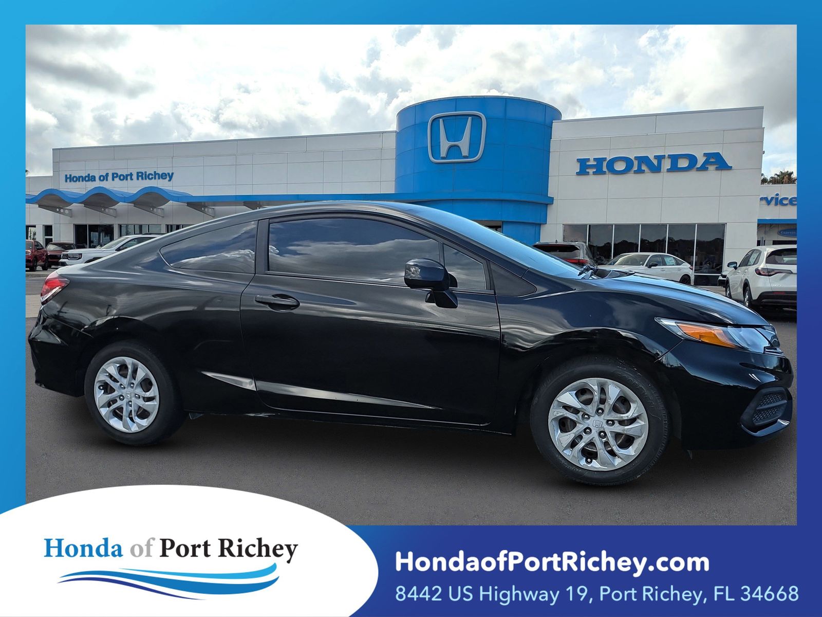 Crystal Black Pearl 2014 Honda Civic Coupe Coupe Front-Wheel Drive Continuously Variable Transmission