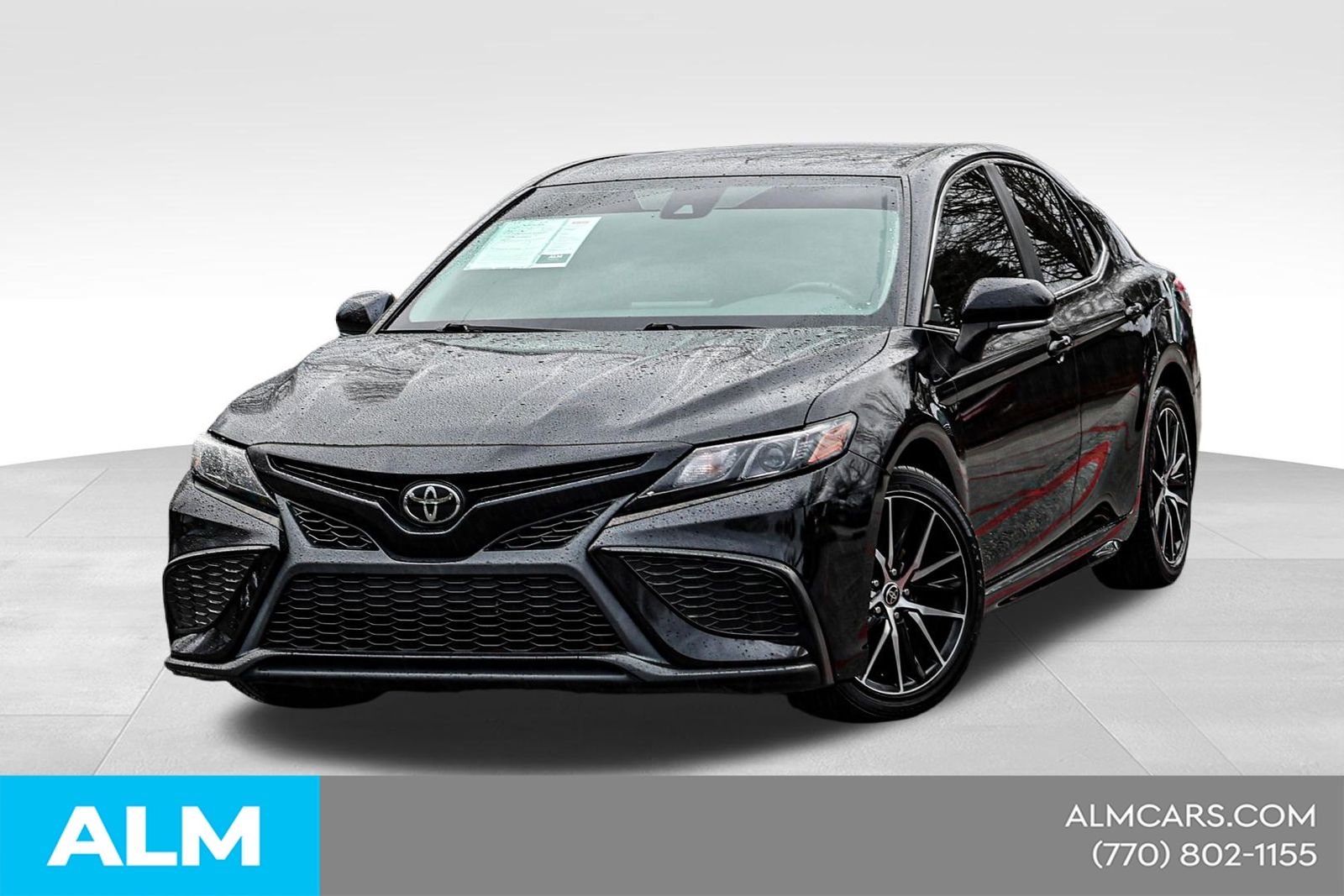 Midnight Black Metallic 2022 Toyota Camry SE FWD Sedan Front-Wheel Drive 8-Speed Automatic