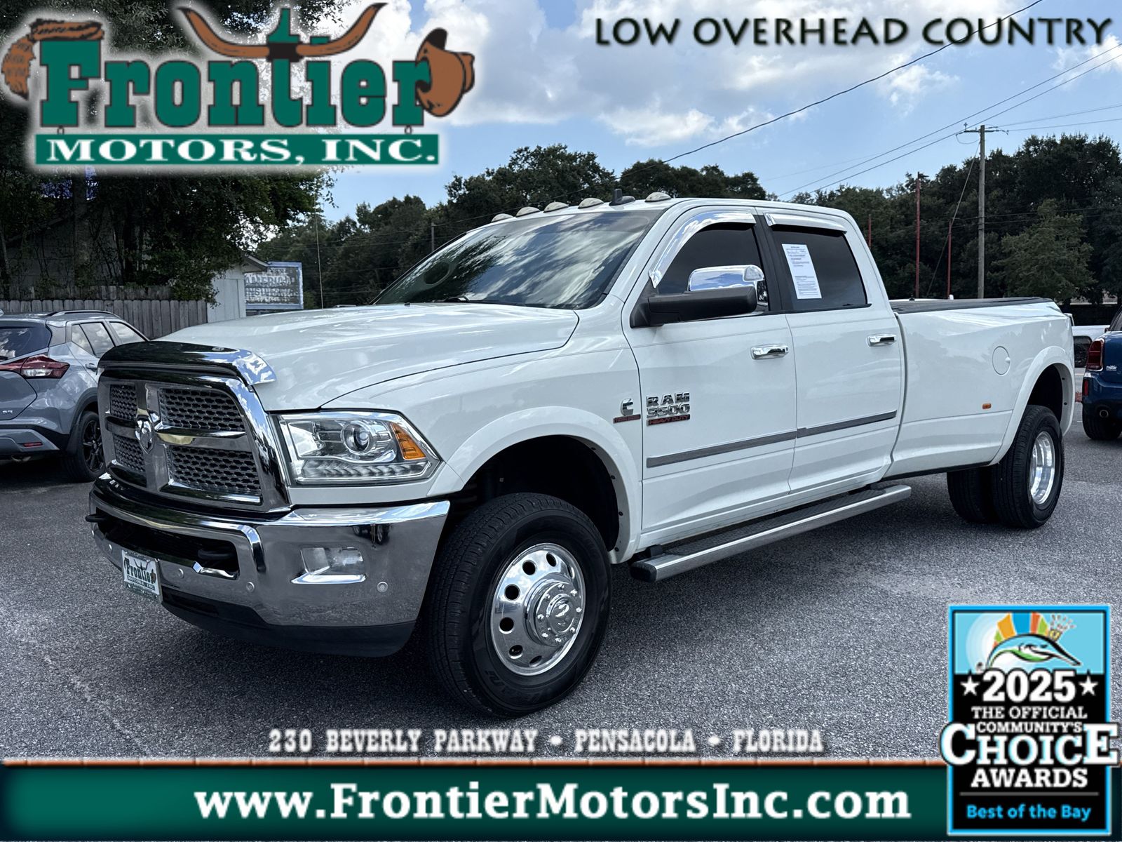 2017 RAM 3500 Blanco (Pearl White) Camioneta Todo terreno 6 velocidades Automática
