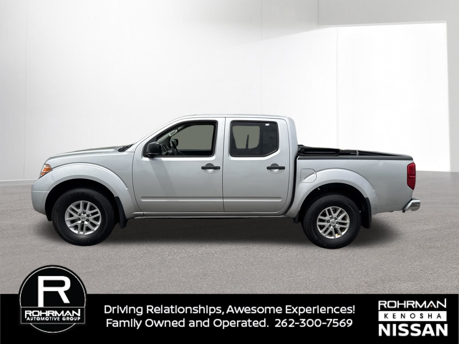 Brilliant Silver 2018 Nissan Frontier Pickup Truck Four-Wheel Drive 5-Speed Automatic Overdrive