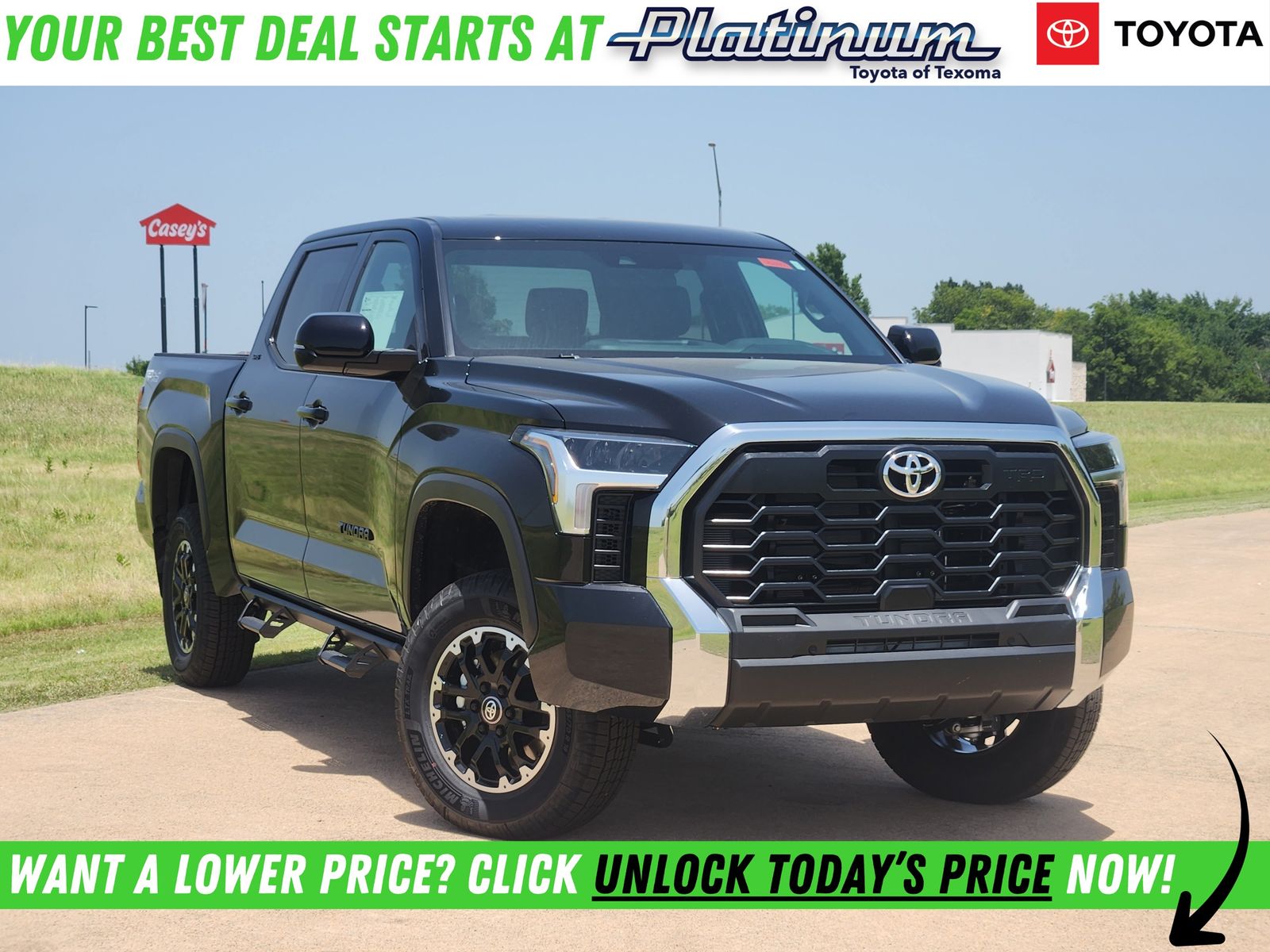Midnight Black Metallic 2026 Toyota Tundra Pickup Truck Four-Wheel Drive Automatic