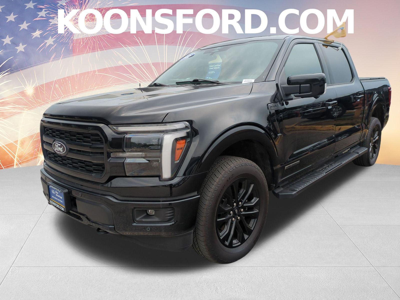 Black Metallic 2025 Ford F-150 Pickup Truck Four-Wheel Drive Automatic