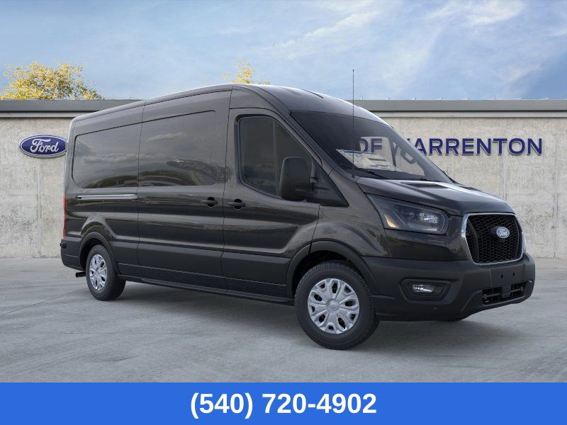 Black Metallic 2026 Ford Transit Cargo Van Rear-Wheel Drive