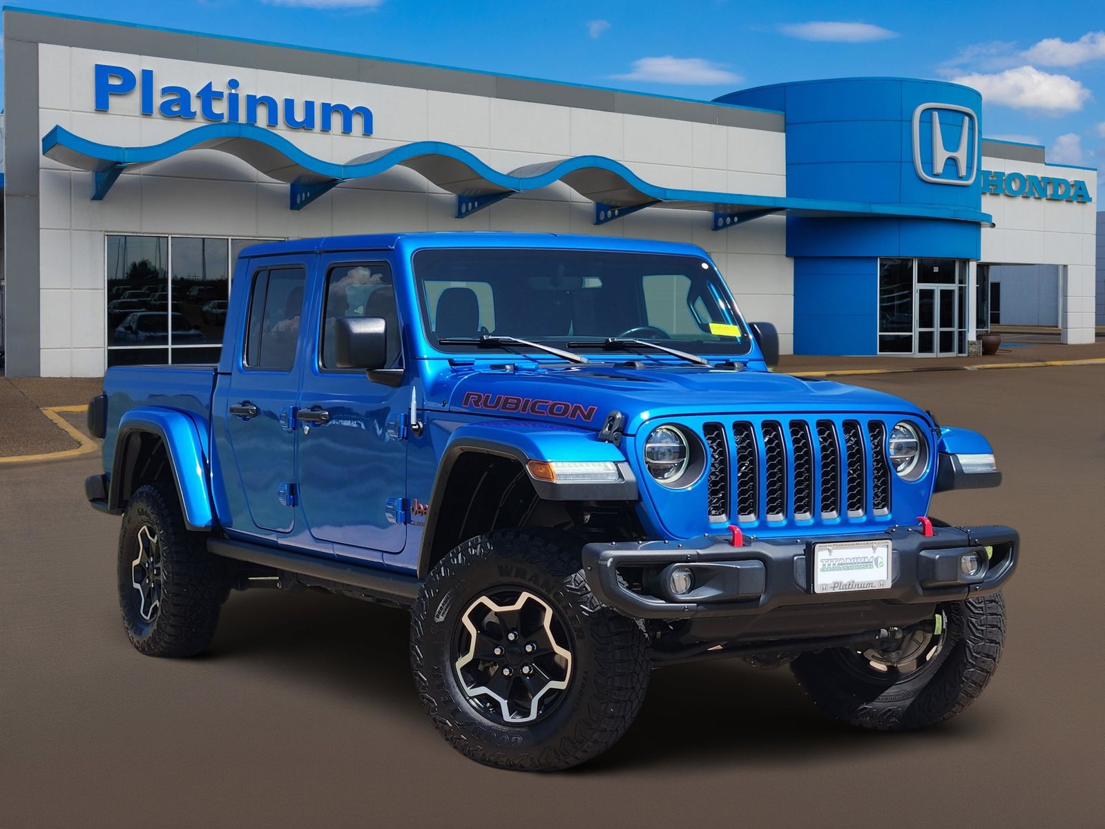 Hydro Blue Pearlcoat 2020 Jeep Gladiator Pickup Truck Four-Wheel Drive 8-Speed Automatic