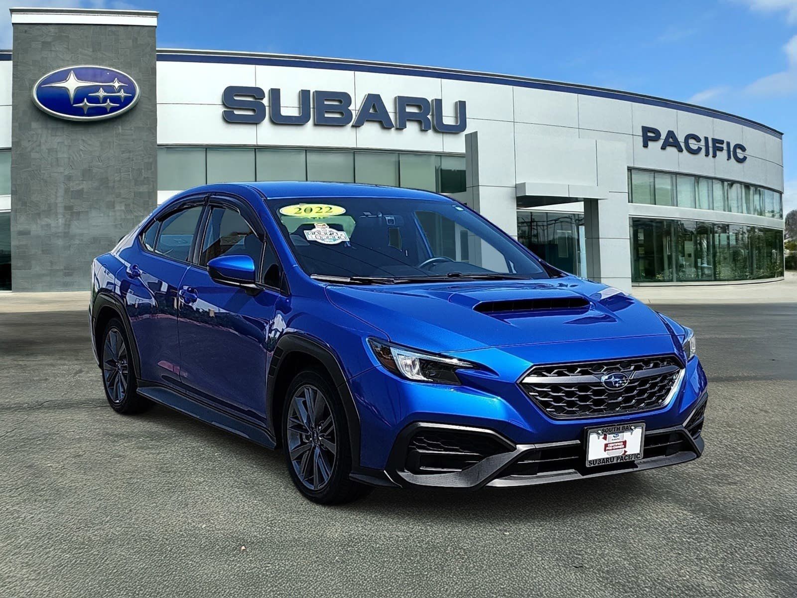 WR Blue Pearl 2022 Subaru WRX AWD Sedan All-Wheel Drive 6-Speed Manual
