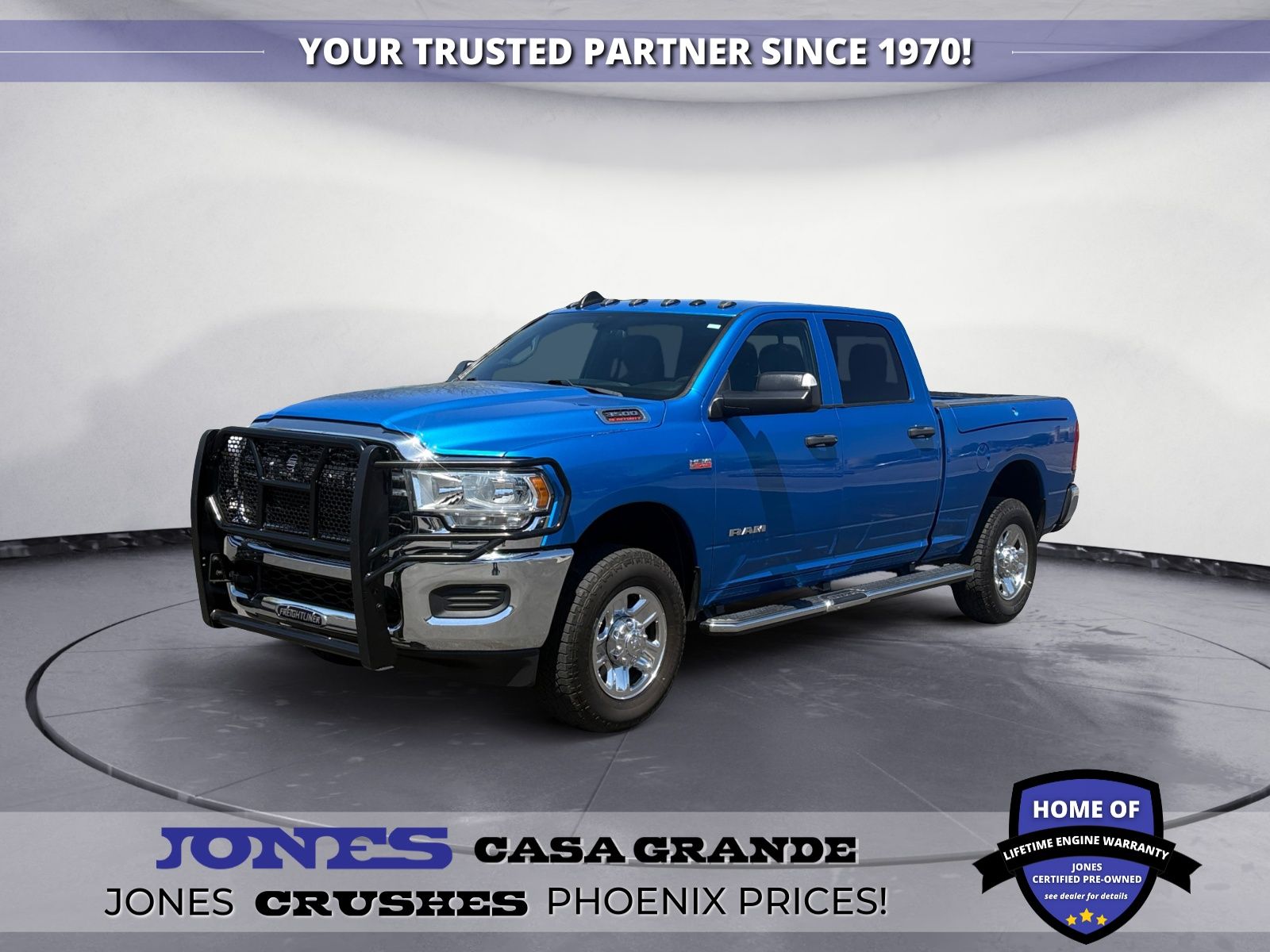 Hydro Blue Pearlcoat 2021 RAM 3500 Tradesman Crew Cab 4WD Pickup Truck Four-Wheel Drive 8-Speed Automatic