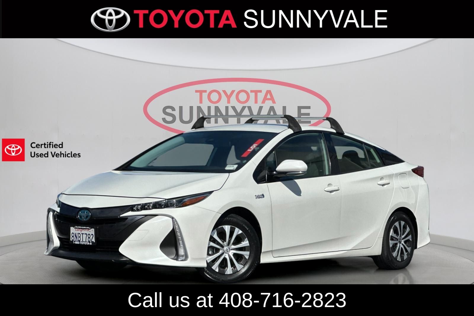 White (Blizzard Pearl) 2020 Toyota Prius Prime Hatchback Front-Wheel Drive Continuously Variable Transmission