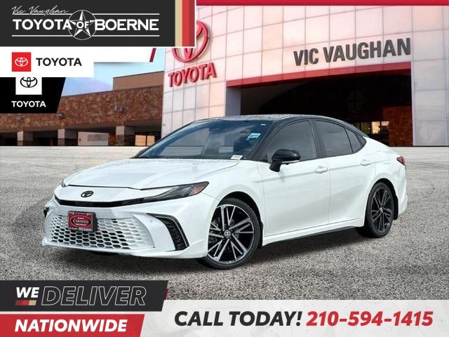 White (Wind Chill Pearl) 2025 Toyota Camry Sedan Front-Wheel Drive Continuously Variable Transmission